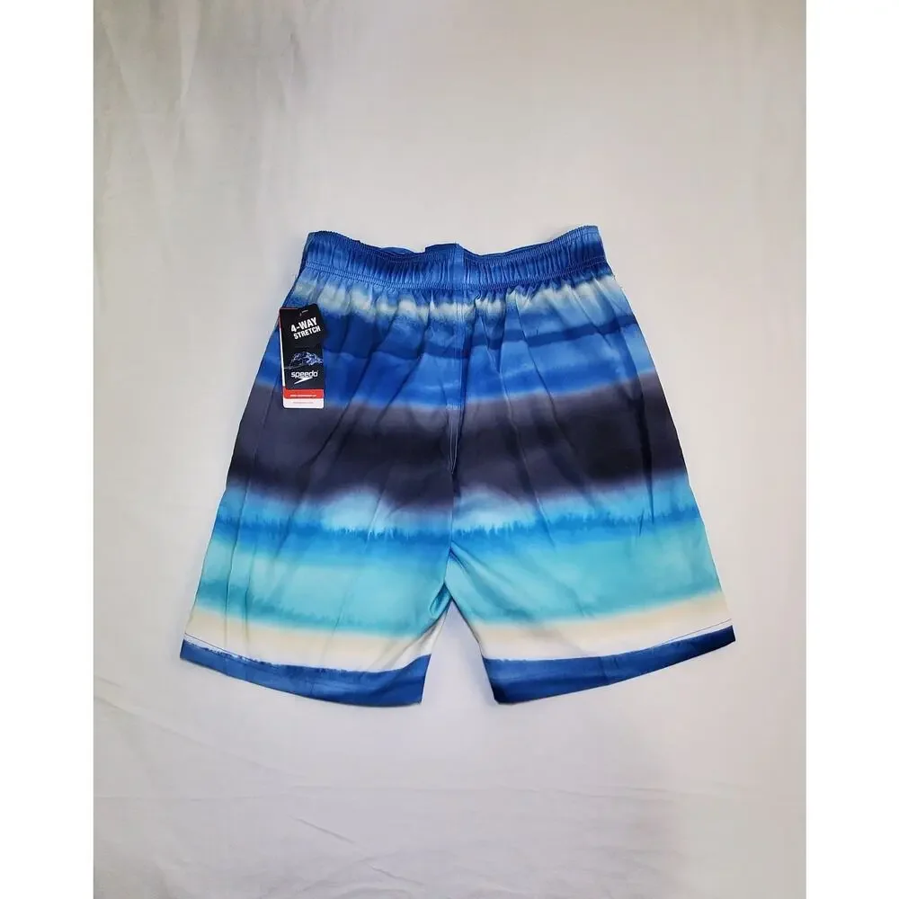 Men’s SPEEDO Size S Blue Coastal Bondi board 20” swim shorts 4-Way Stretch Ca10